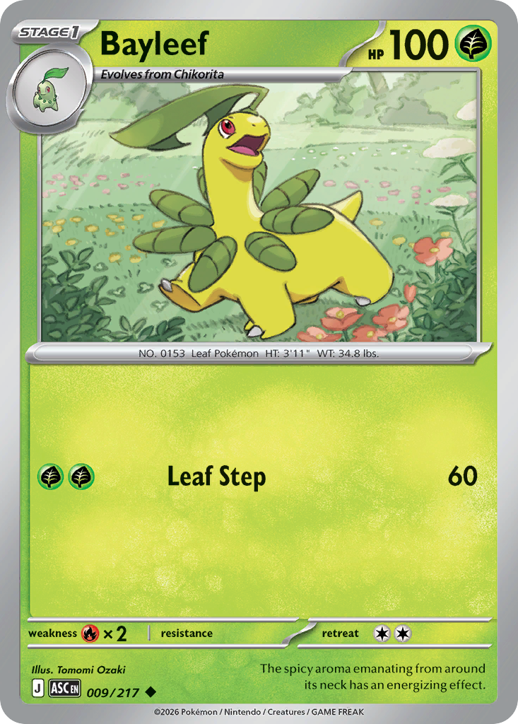 Bayleef Pokemon card