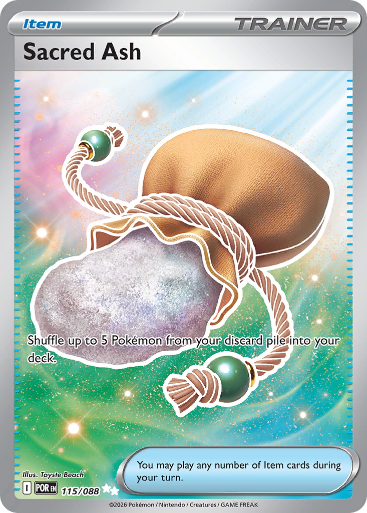 Sacred Ash Pokemon card