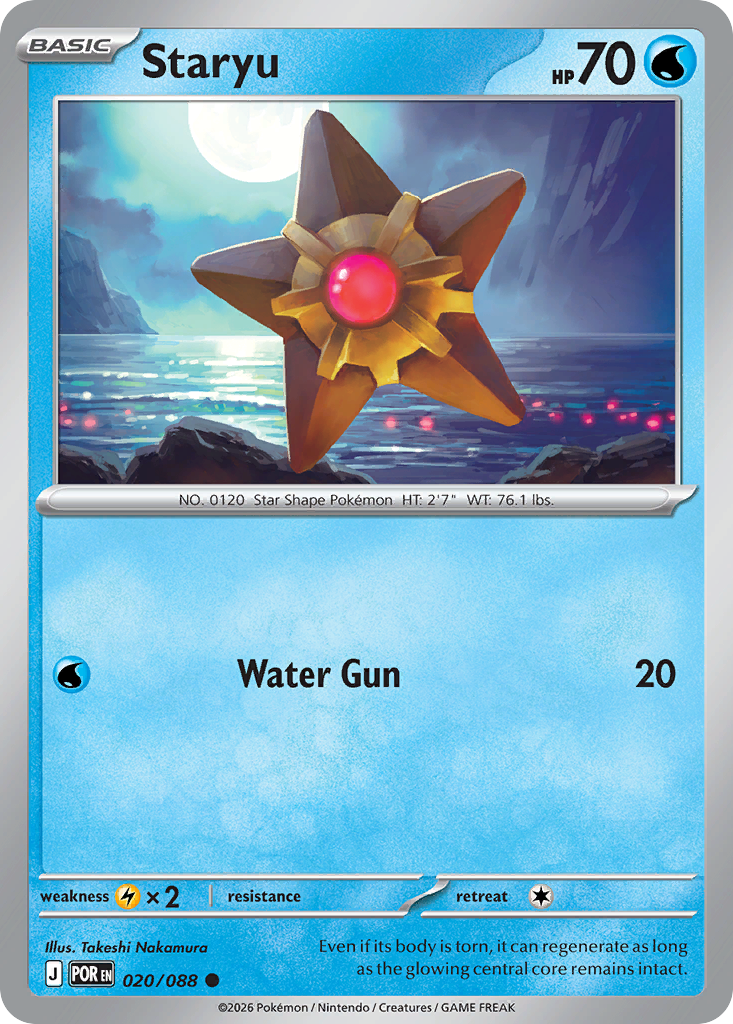 Staryu Pokemon card