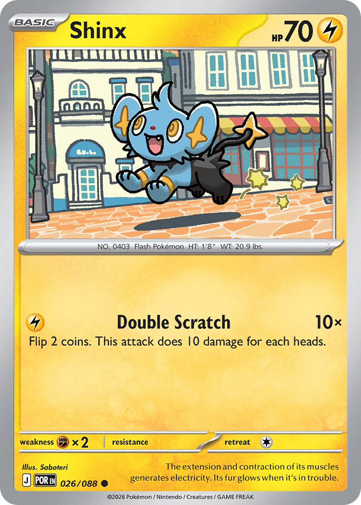Shinx Pokemon card