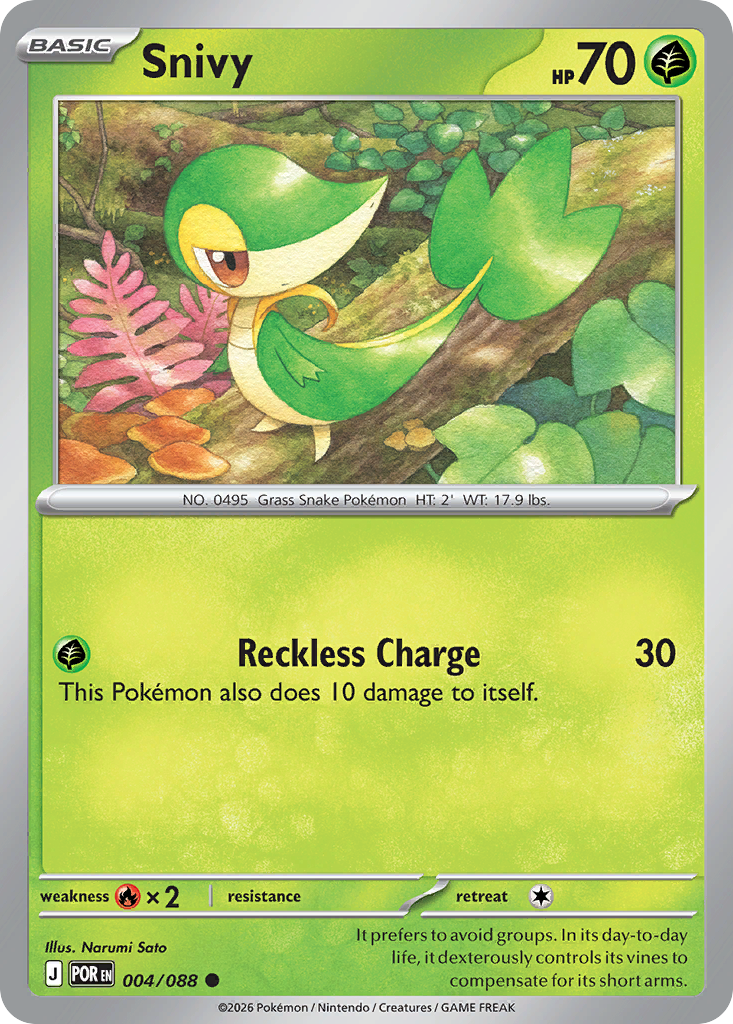 Snivy Pokemon card