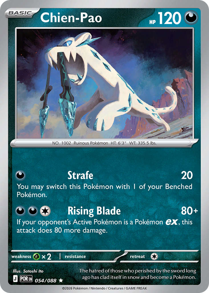 Chien-Pao Pokemon card