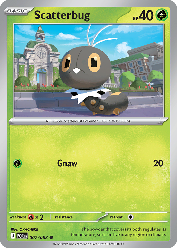Scatterbug Pokemon card