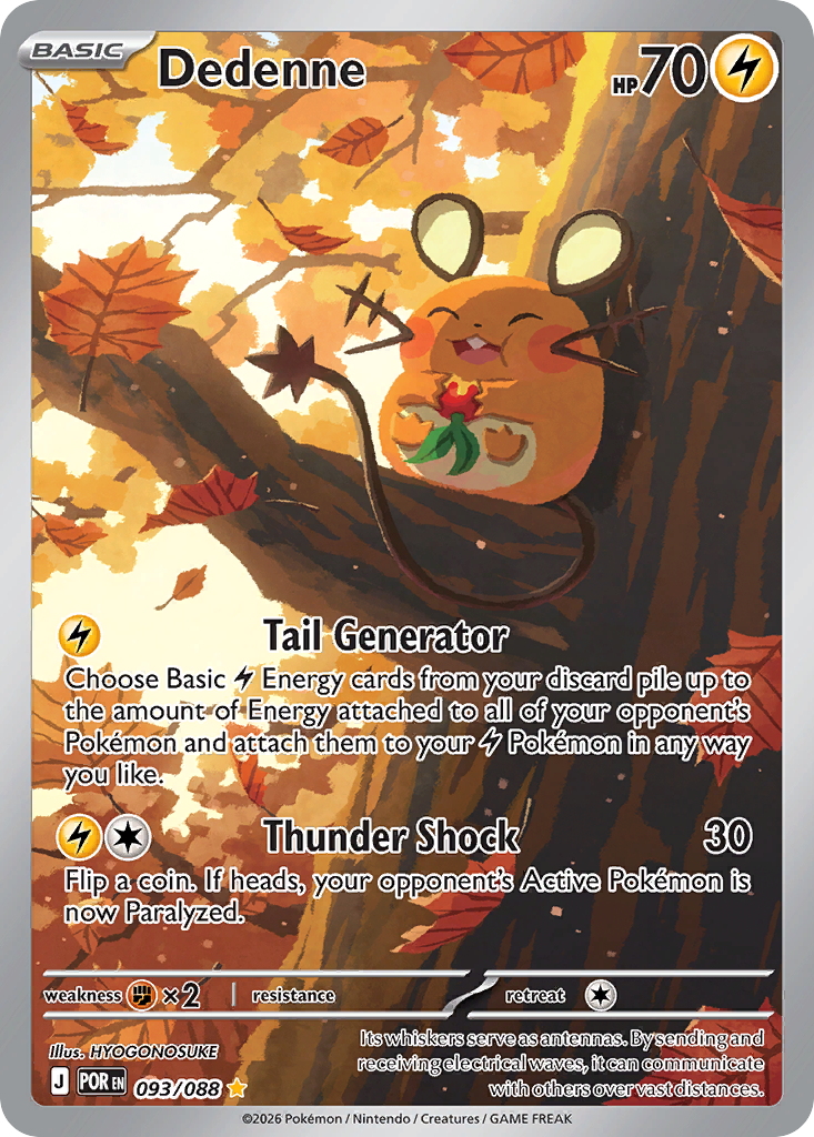 Dedenne Pokemon card