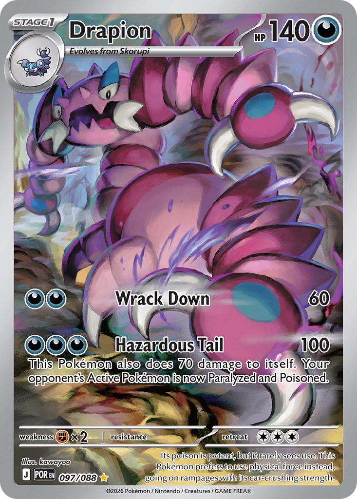 Drapion Pokemon card