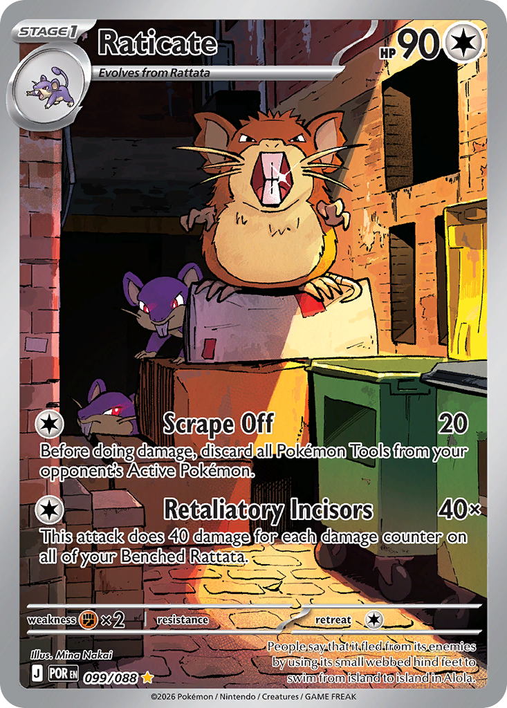 Raticate Pokemon card