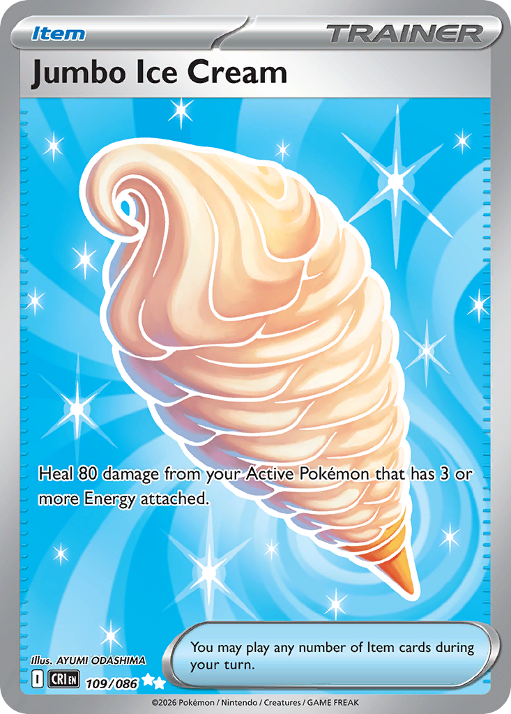 Jumbo Ice Cream #109 — Chaos Rising Ultra Rare Pokemon card