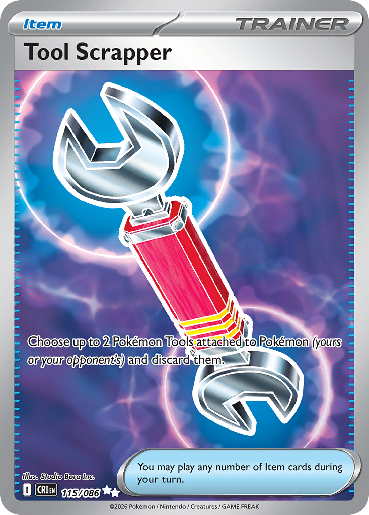 Tool Scrapper #115 — Chaos Rising Ultra Rare Pokemon card