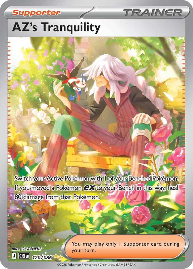AZ's Tranquility #120 — Chaos Rising Special Illustration Rare Pokemon card