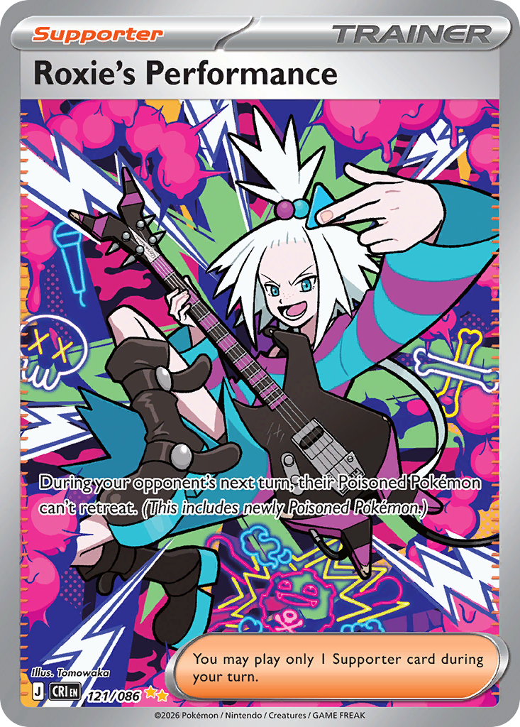 Roxie's Performance #121 — Chaos Rising Special Illustration Rare Pokemon card