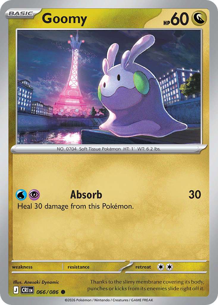Goomy #66 — Chaos Rising Common Pokemon card