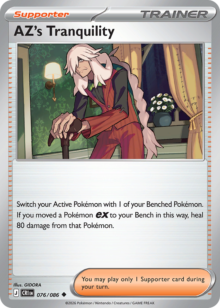 AZ's Tranquility #76 — Chaos Rising Uncommon Pokemon card