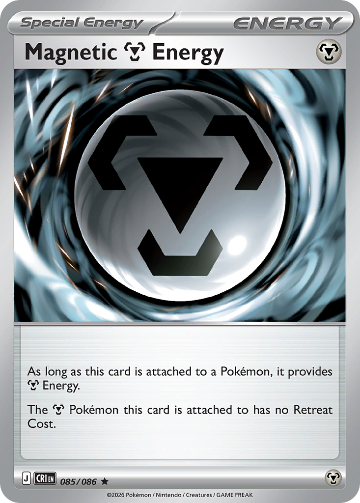 Magnetic Metal Energy #85 — Chaos Rising Rare Pokemon card