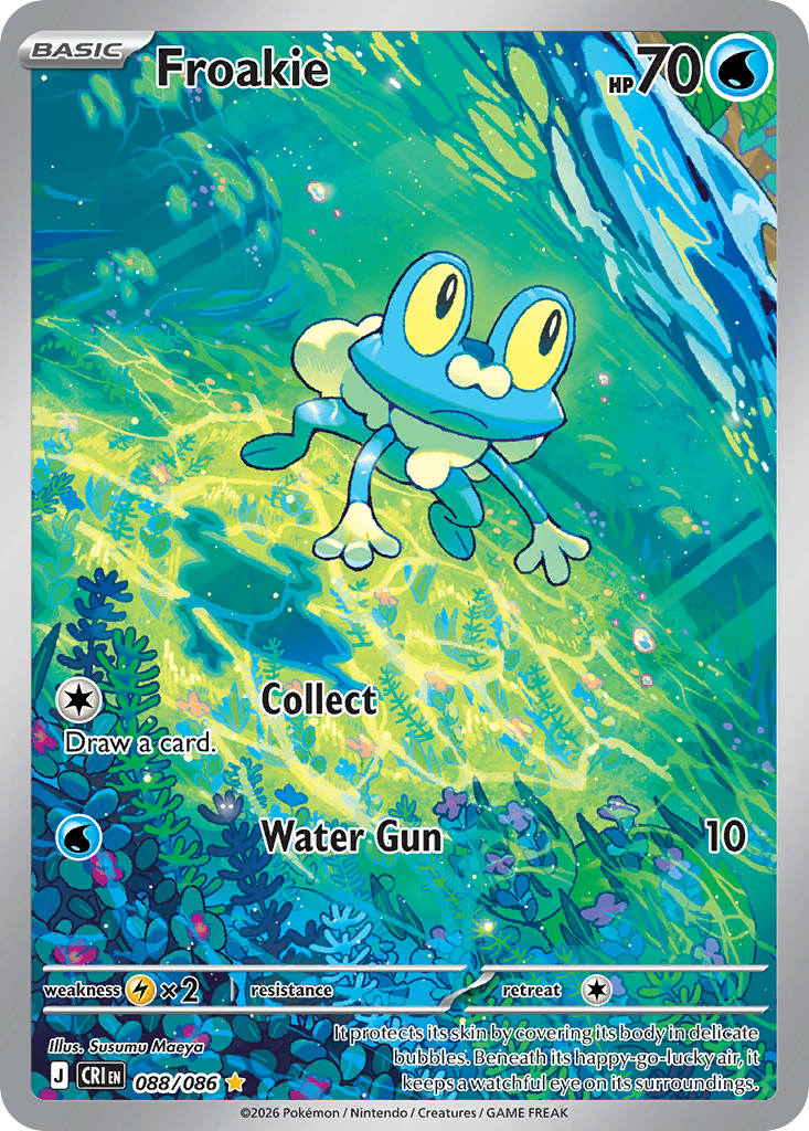 Froakie #88 — Chaos Rising Illustration Rare Pokemon card