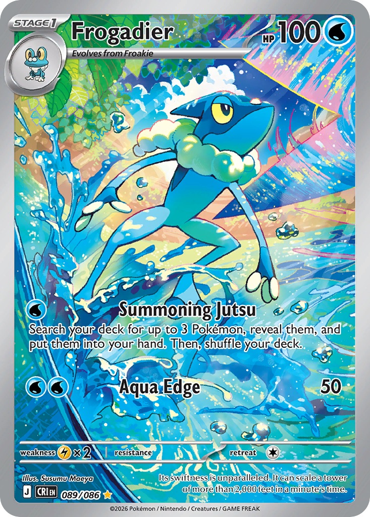 Frogadier #89 — Chaos Rising Illustration Rare Pokemon card