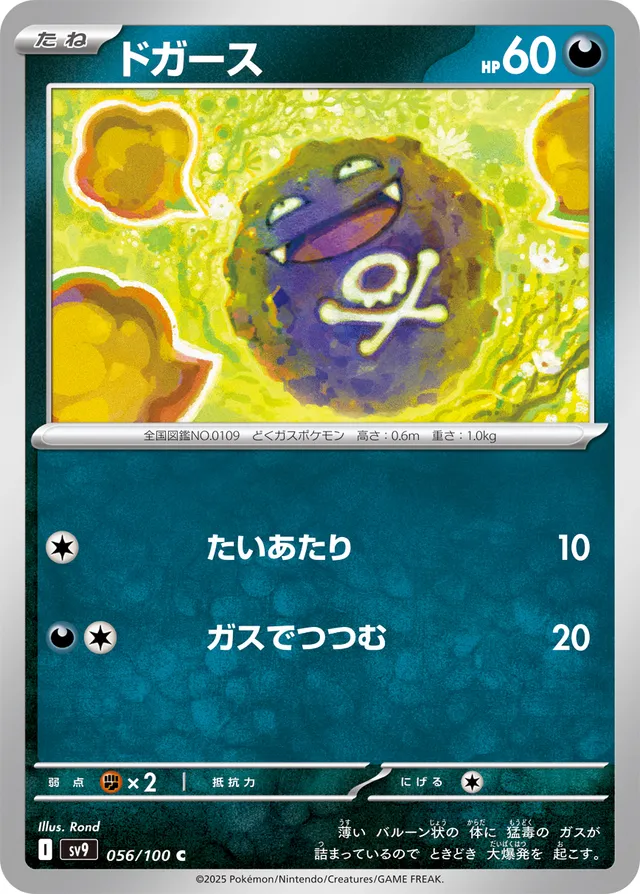Koffing Pokemon card