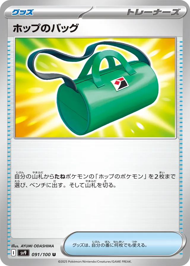 Hop's Bag Pokemon card