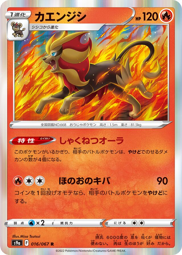 Pyroar Pokemon card