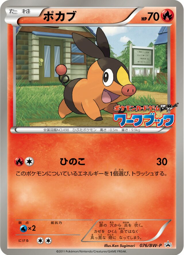 Tepig Pokemon card