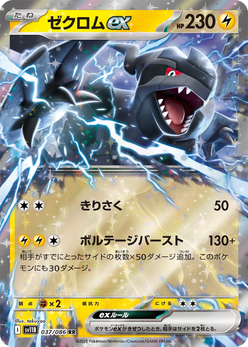 Zekrom ex Pokemon card
