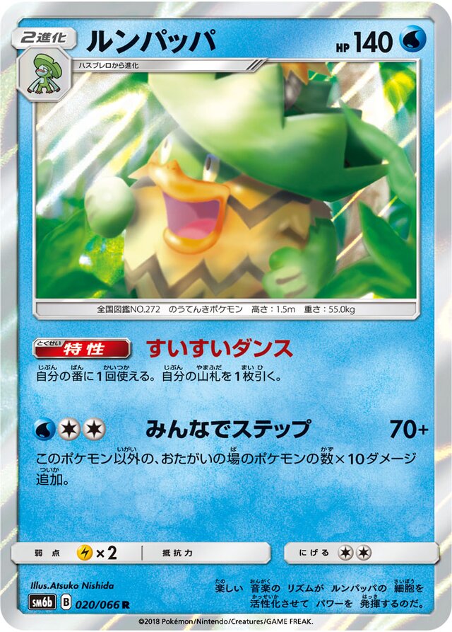 Ludicolo Pokemon card