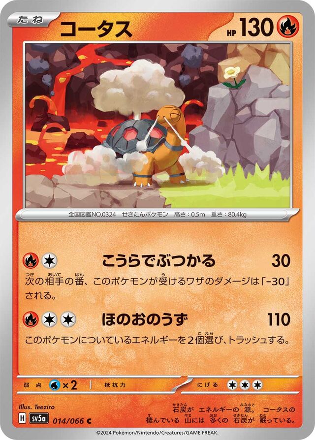 Torkoal Pokemon card