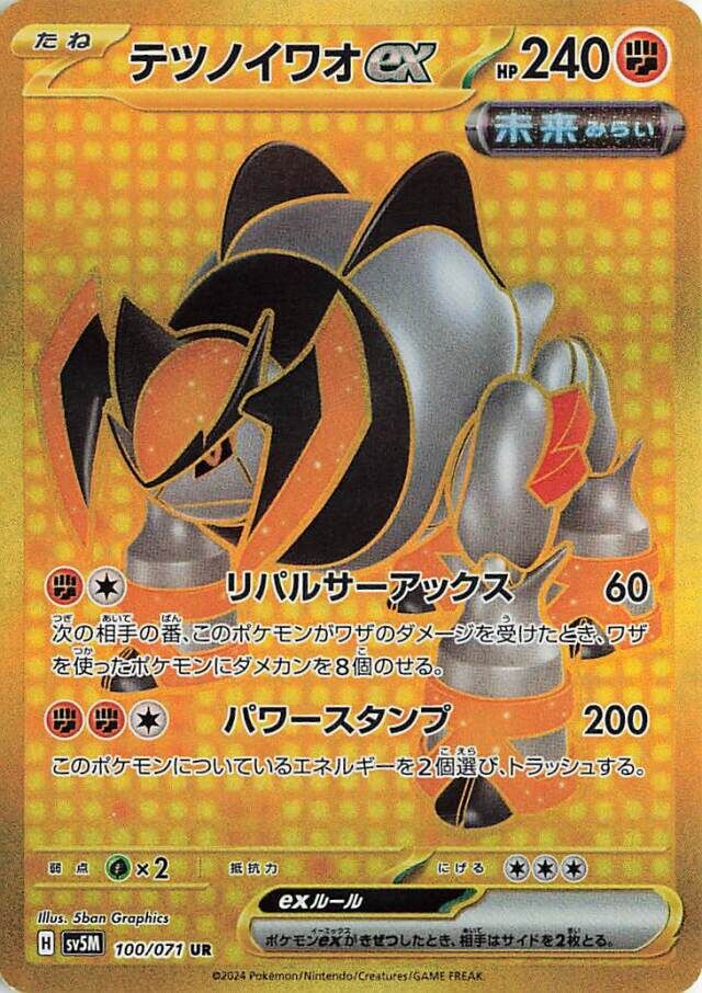 Iron Boulder ex Pokemon card