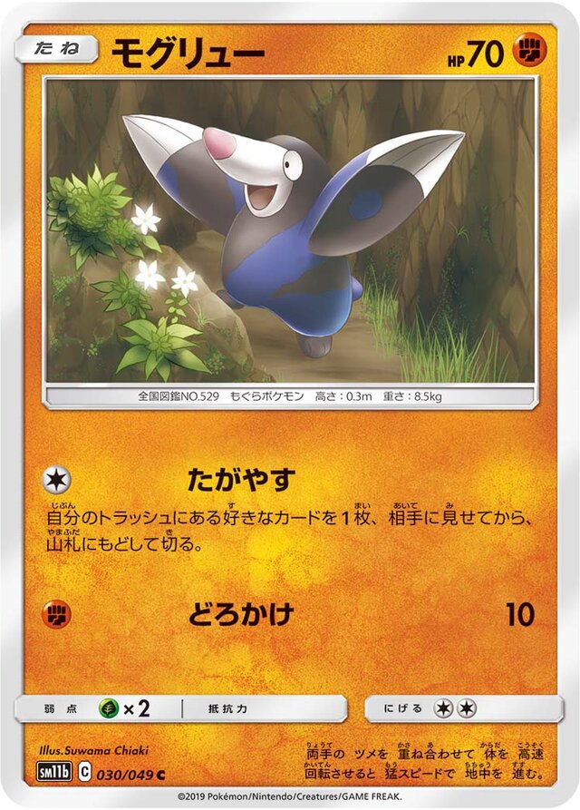 Drilbur Pokemon card