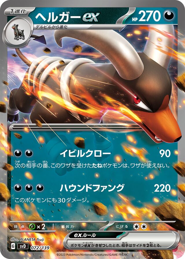 Houndoom ex Pokemon card