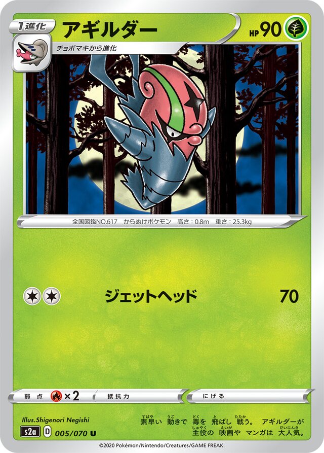 Accelgor Pokemon card
