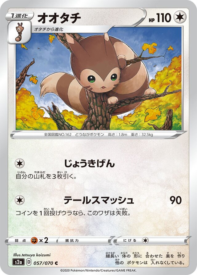 Furret Pokemon card