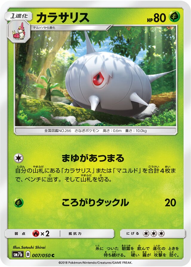 Silcoon Pokemon card