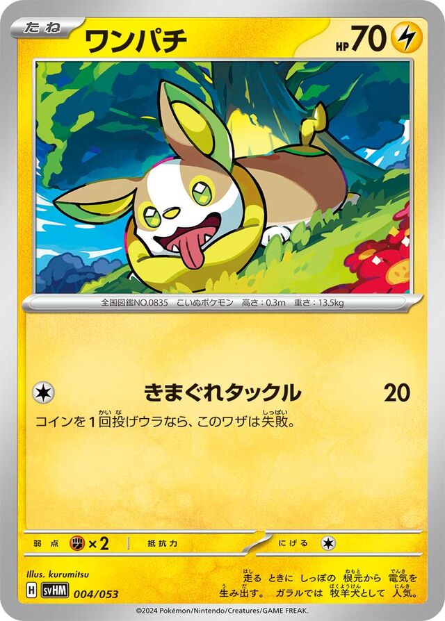 Yamper Pokemon card