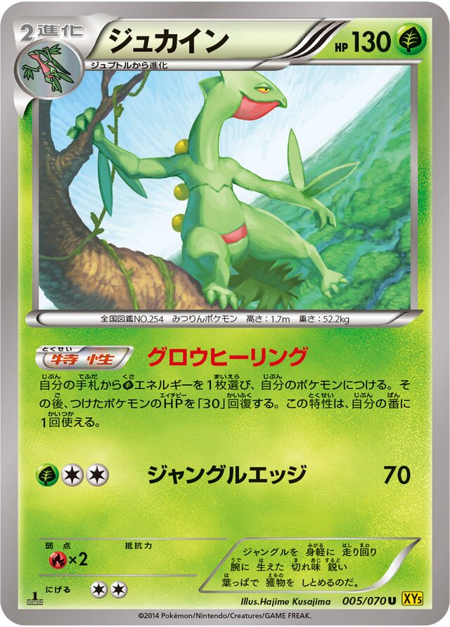 Sceptile Pokemon card