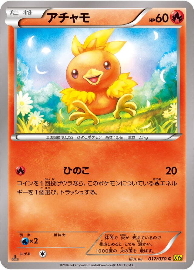 Torchic Pokemon card