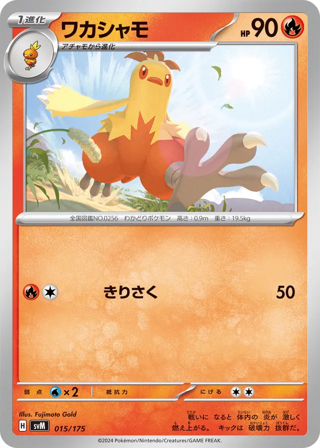 Combusken Pokemon card