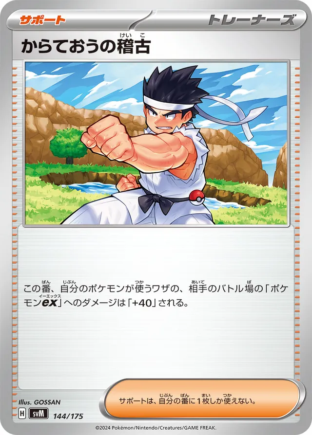 Black Belt's Training Pokemon card