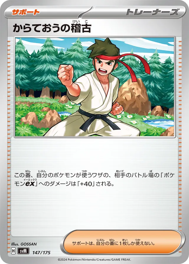 Black Belt's Training Pokemon card