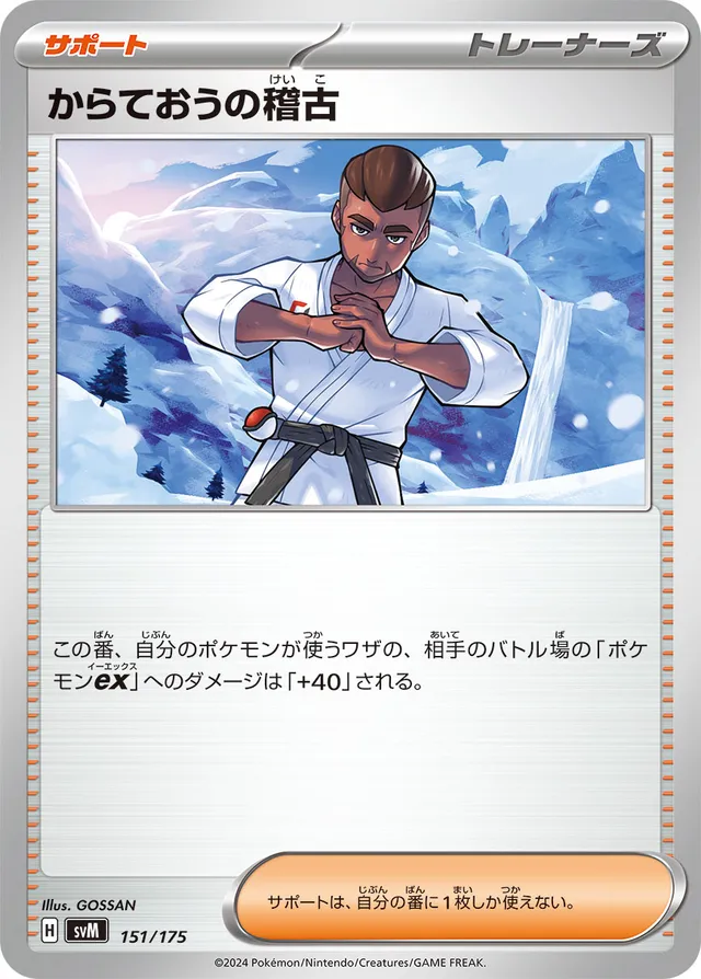 Black Belt's Training Pokemon card