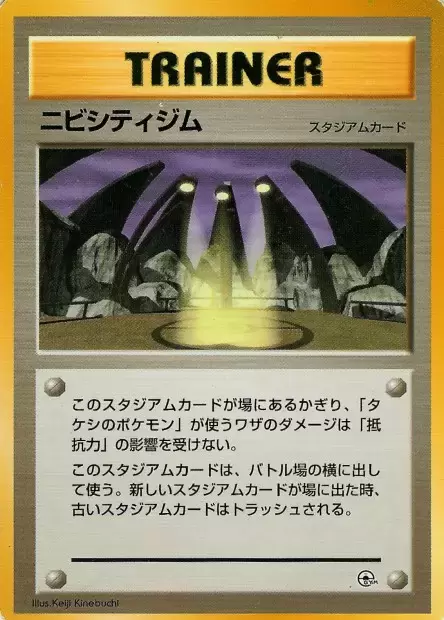 Pewter City Gym Pokemon card