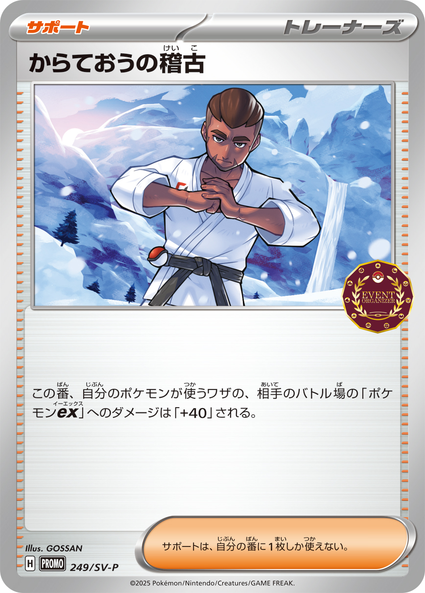 Black Belt's Training Pokemon card