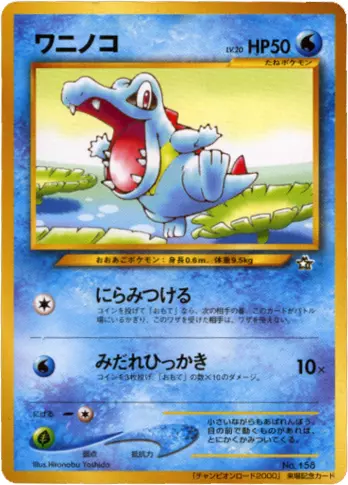 Totodile Pokemon card
