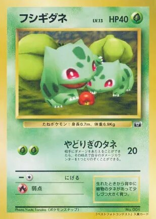 Bulbasaur Pokemon card