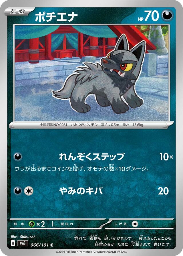 Poochyena Pokemon card