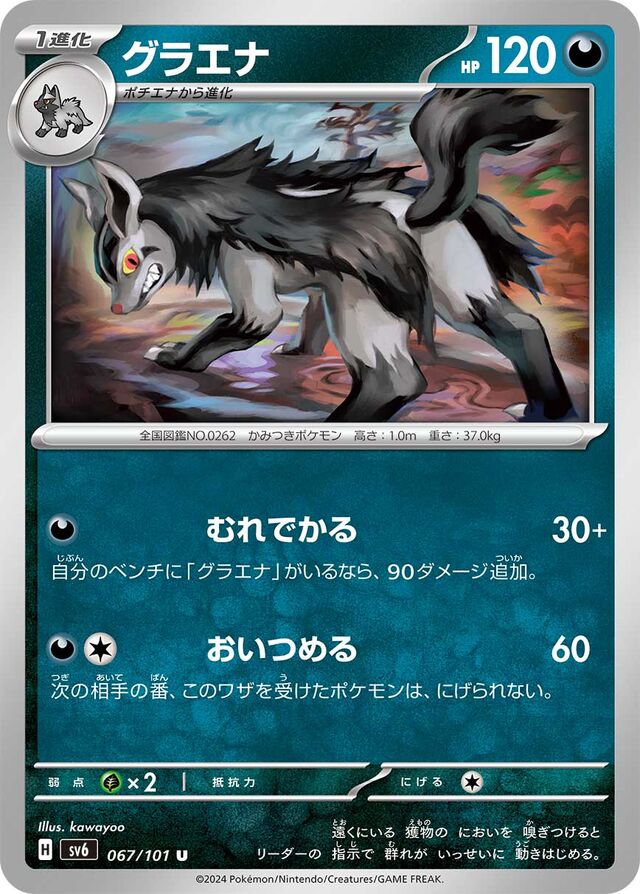 Mightyena Pokemon card