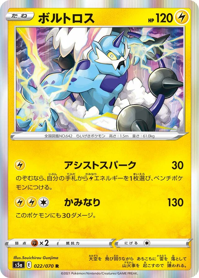 Thundurus Pokemon card