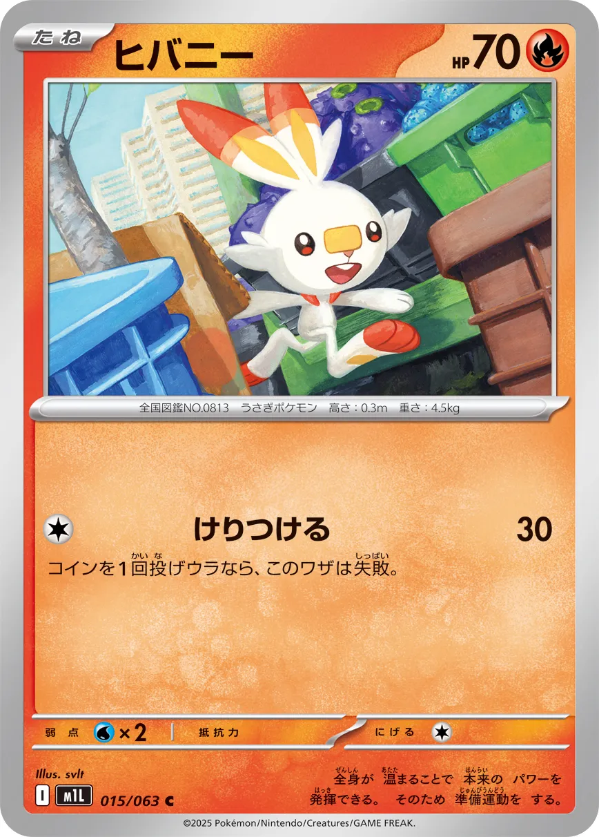 Scorbunny Pokemon card