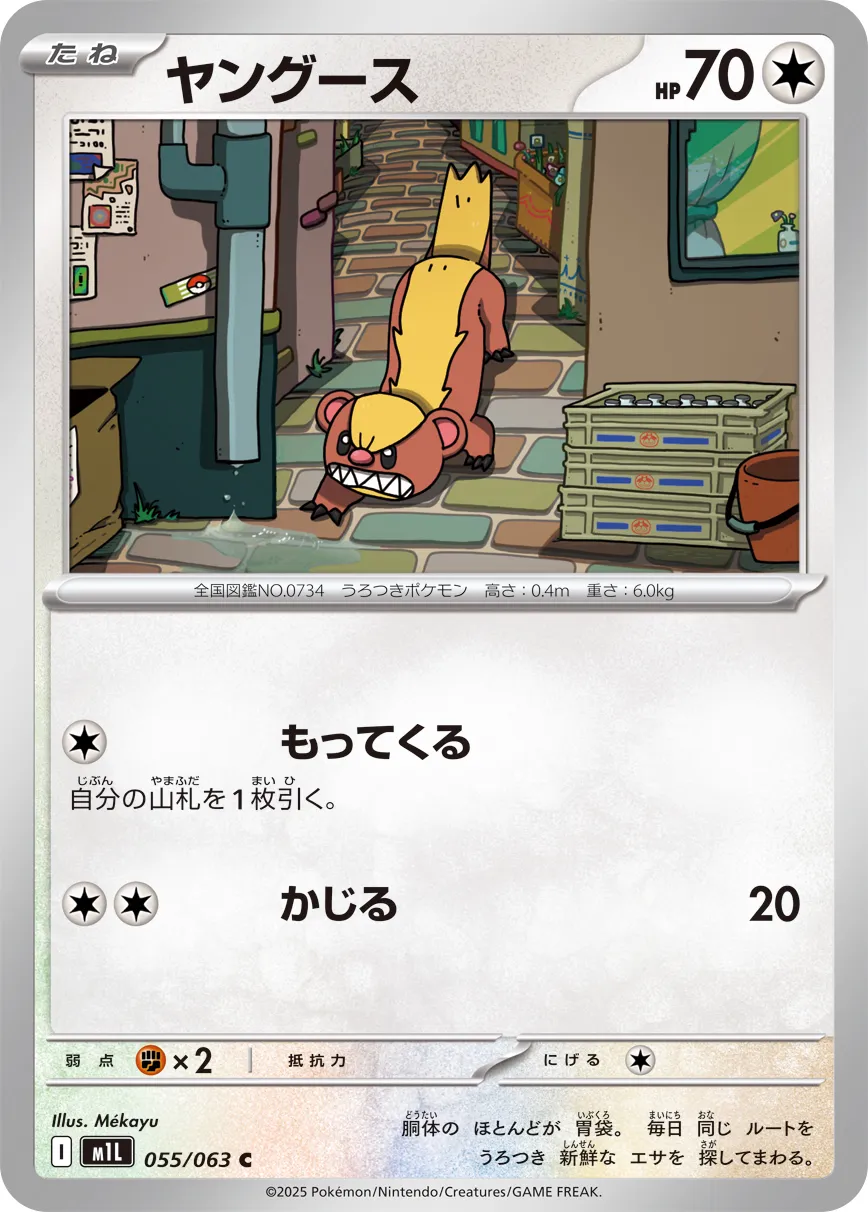Yungoos Pokemon card