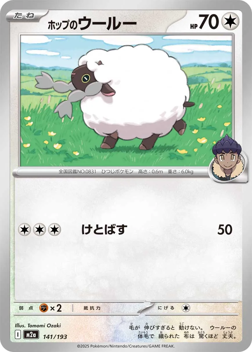 Hop's Wooloo Pokemon card