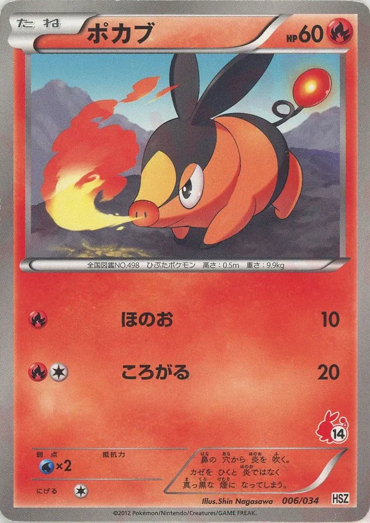 Tepig Pokemon card